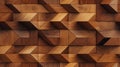 Wood wall geometry decoration background Royalty Free Stock Photo