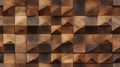Wood wall geometry decoration background Royalty Free Stock Photo