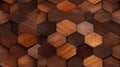 Wood wall geometry decoration background Royalty Free Stock Photo