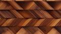 Wood wall geometry decoration background Royalty Free Stock Photo
