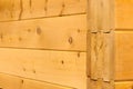 Wood wall houses from glued beams