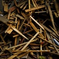 Wood Waste Royalty Free Stock Photo