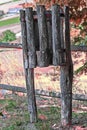 Wood waste basket