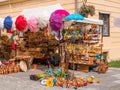 Wicker Goods Stand, Varazdin, Croatia, Spancirfest 2019