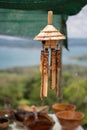 Wood wind bell instrument in Costa Rica Royalty Free Stock Photo