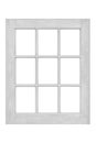 Wood window frame Royalty Free Stock Photo
