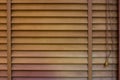 Wood Window shutters, texture of jalousie Royalty Free Stock Photo