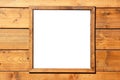 Wood window wall with copyspace