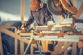 Wood Working Professional Equipment In Use Royalty Free Stock Photo