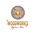 Wood works Carpenter Logo