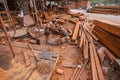 Wood Workshop at Sanctuary of The Truth. Pattaya, Chonburi Province, Thailand Royalty Free Stock Photo