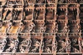 Woodan carving on the ceiling at Kanthimathi Nellaiyappar Temple