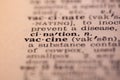 Vaccine Definition in Dictionary