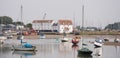 Woodbridge on River Deben in Suffolk UK with Tide Mill Royalty Free Stock Photo