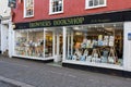 Woodbridge Suffolk UK February 25 2022: Exterior view of a popular independent book shop offering a wide variety of books