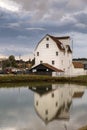 Woodbridge Tide Mill in Woodbridge, Suffolk, on the banks of the River Deben, Woodbridge Tide Mill in Woodbridge, Suffolk, on the Royalty Free Stock Photo