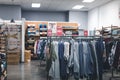 Interior shot of Pendleton store in Woodburn Premium Outlets in USA Royalty Free Stock Photo