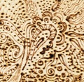 Woodburning Royalty Free Stock Photo