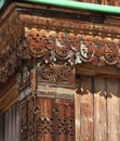 woodcarving - detail of Orthodox Holy Trinity Cathedral in Karakol