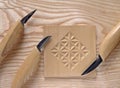 Woodcarving knives