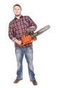 Woodcutter Royalty Free Stock Photo