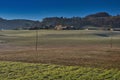 The wooded surroundings of the village of Wabern, a suburb of the city of Bern Royalty Free Stock Photo