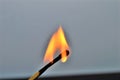 Wooden matches on white blackground sulfur object fire Royalty Free Stock Photo