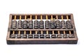 Wooden abacus isolated Royalty Free Stock Photo