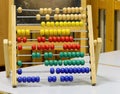 Wooden Abacus with many small beads