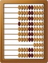 Wooden abacus