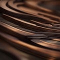 Wooden abstraction. Wooden abstract composition. Abstract curvature. Selective focus. AI generated Royalty Free Stock Photo