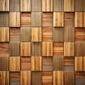 Wooden acoustic panel pattern texture Royalty Free Stock Photo
