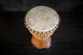 Wooden African Djembe Royalty Free Stock Photo
