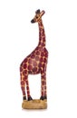 Wooden african giraffe ornament