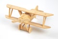 Wooden aircraft model. constructor for assembling toys