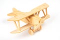 Wooden aircraft model. constructor for assembling toys