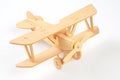 Wooden aircraft model. constructor for assembling toys