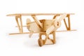 Wooden airplane model Royalty Free Stock Photo