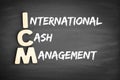 ICM - International Cash Management acronym Royalty Free Stock Photo