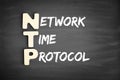 NTP - Network Time Protocol acronym Royalty Free Stock Photo