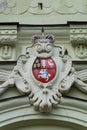 Wooden ancestral coat of arms