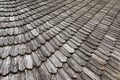 Wooden ancient roof