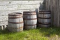 Wooden Antique Barrels Royalty Free Stock Photo