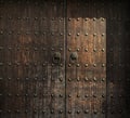 Wooden Antique Door Aged Decor Detail Timber Royalty Free Stock Photo