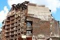 Wooden apartments in Avoriaz, France Royalty Free Stock Photo