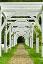 Wooden arch passage