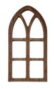 Wooden Arched Window