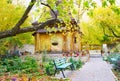 Church, Park, flowers