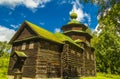 Wooden architecture, the Church of Elijah the Prophet Royalty Free Stock Photo