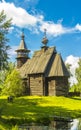 Wooden architecture, church Merciful Savior Royalty Free Stock Photo